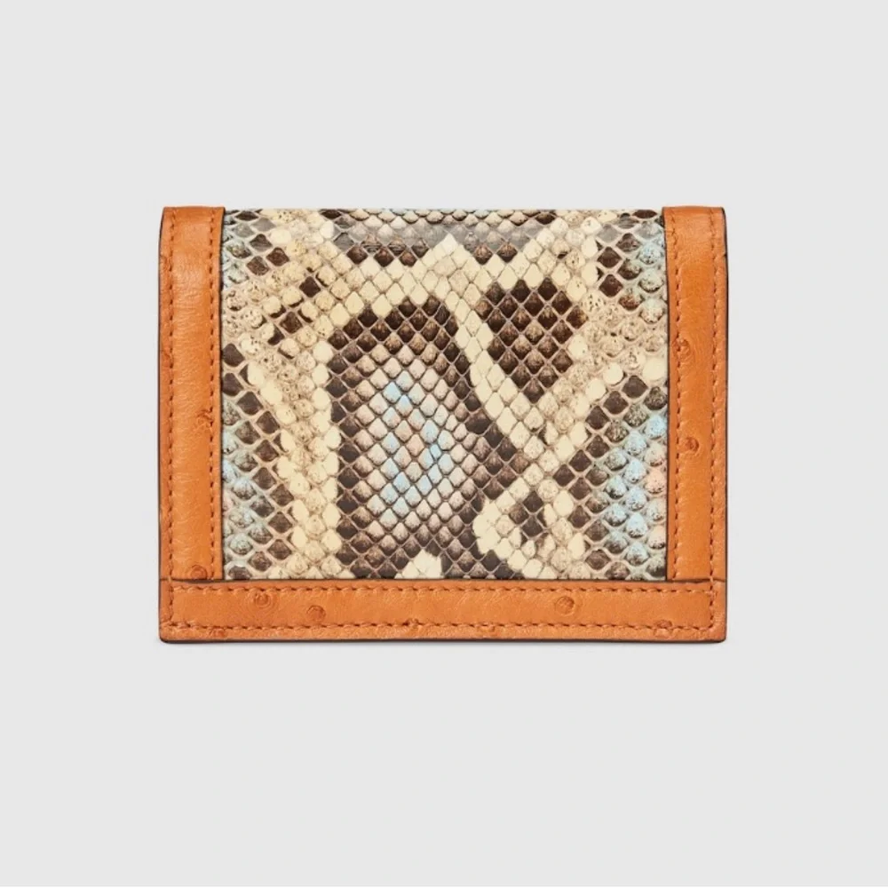 Authentic Gucci Diana Python Card Case Wallet - Picture 2 of 5